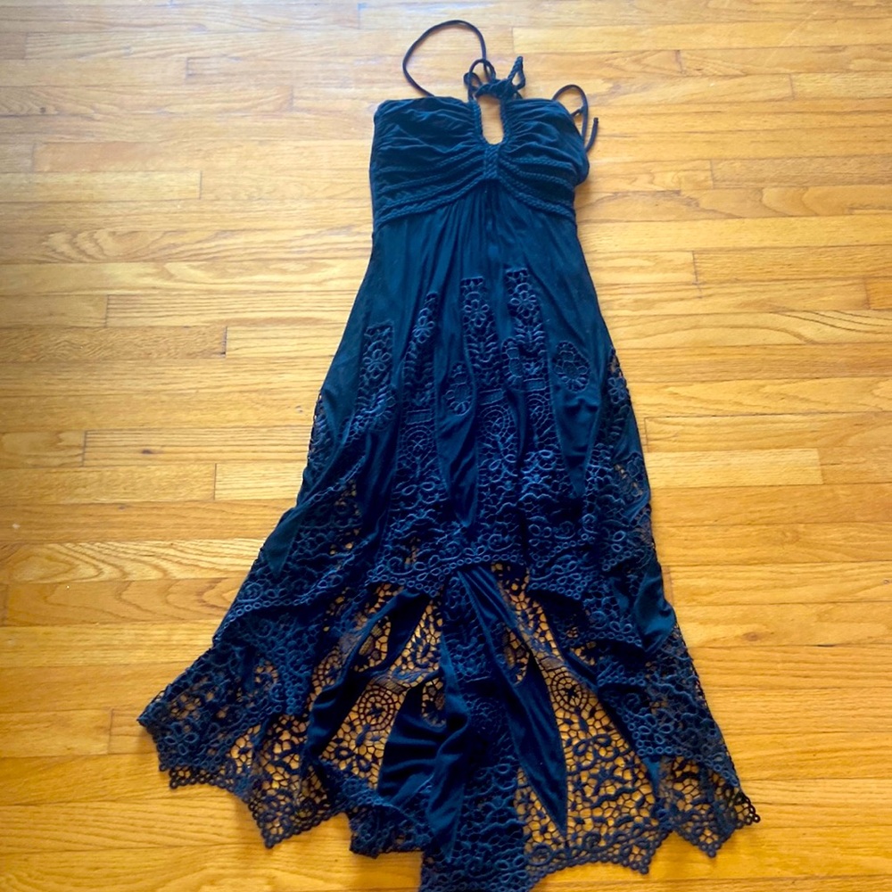 Sky black dress